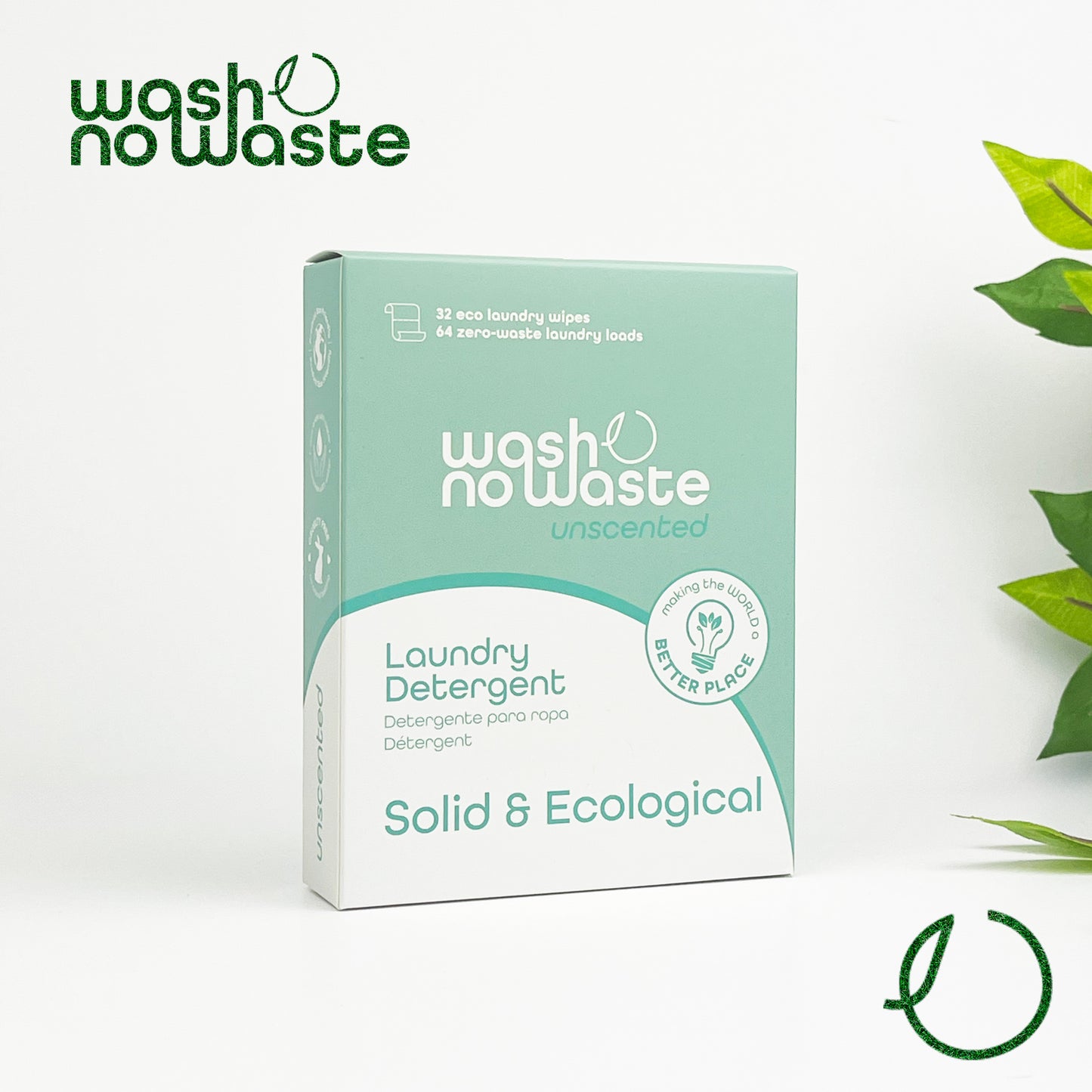 Pack de tiras de detergente biodegradável ecológico - 3 fragrâncias