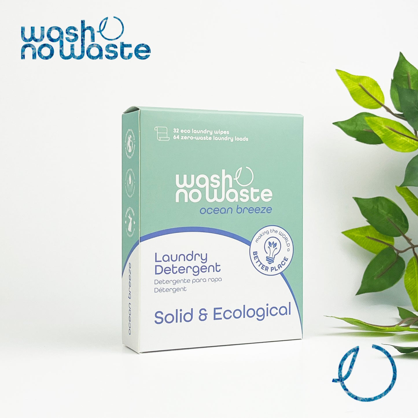 Pack de tiras de detergente biodegradável ecológico - 3 fragrâncias